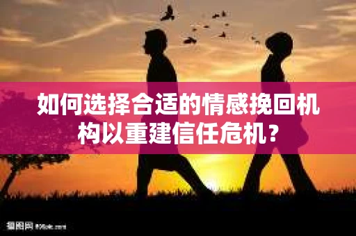 如何选择合适的情感挽回机构以重建信任危机？