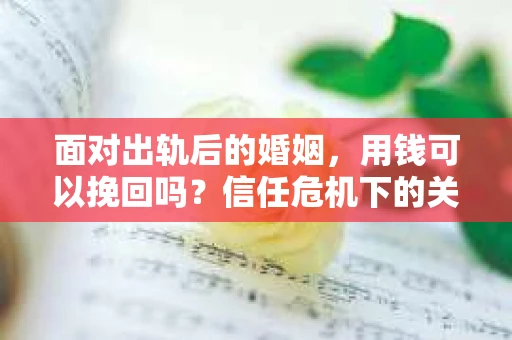 面对出轨后的婚姻，用钱可以挽回吗？信任危机下的关系修复策略