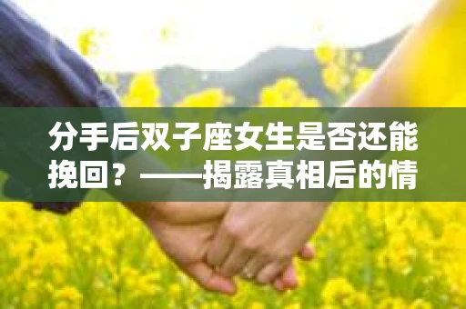 分手后双子座女生是否还能挽回？——揭露真相后的情感疗愈与决策之路