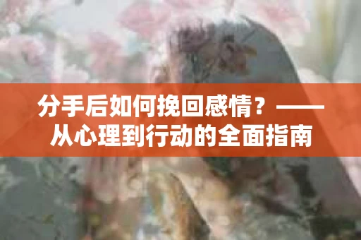 分手后如何挽回感情？——从心理到行动的全面指南