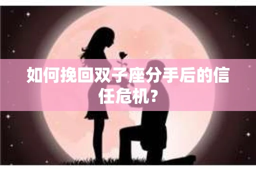 如何挽回双子座分手后的信任危机？
