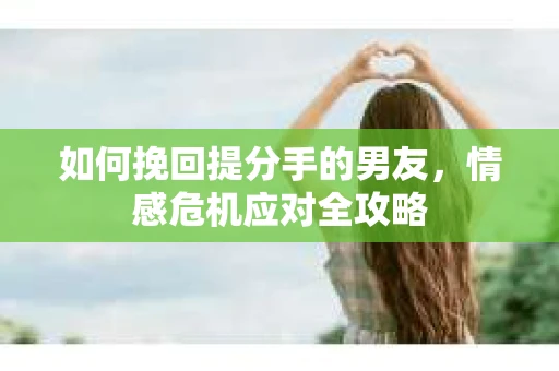 如何挽回提分手的男友，情感危机应对全攻略