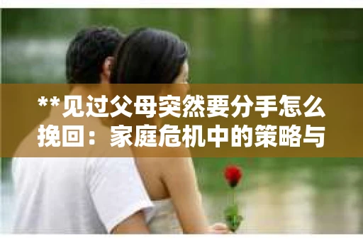 **见过父母突然要分手怎么挽回：家庭危机中的策略与行动指南**