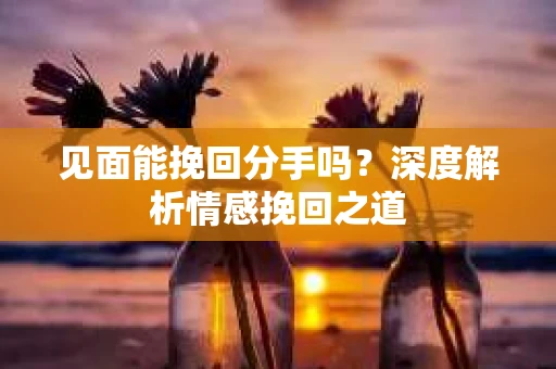 见面能挽回分手吗？深度解析情感挽回之道