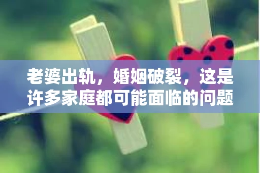 老婆出轨，婚姻破裂，这是许多家庭都可能面临的问题。面对这样的情况，很多人都会感到无助和痛苦，但也有人会选择努力挽回。那么，老婆出轨要离婚，我们究竟该如何挽回这段婚姻呢？以下是我根据一些案例和自己的理解，总结的一些方法和建议。
