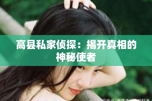 高县私家侦探：揭开真相的神秘使者