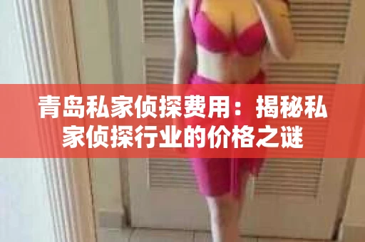 青岛私家侦探费用：揭秘私家侦探行业的价格之谜