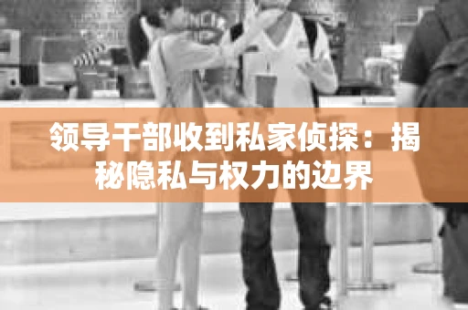 领导干部收到私家侦探：揭秘隐私与权力的边界