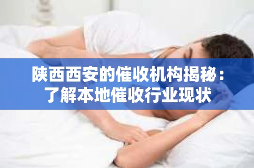 陕西西安的催收机构揭秘：了解本地催收行业现状
