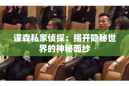 谍森私家侦探：揭开隐秘世界的神秘面纱