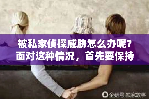 被私家侦探威胁怎么办呢？面对这种情况，首先要保持冷静，然后采取以下措施应对。