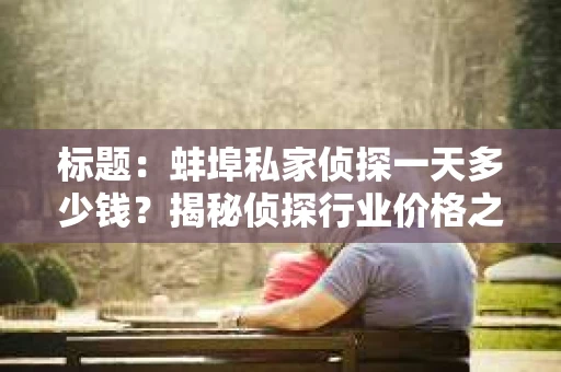 标题：蚌埠私家侦探一天多少钱？揭秘侦探行业价格之谜