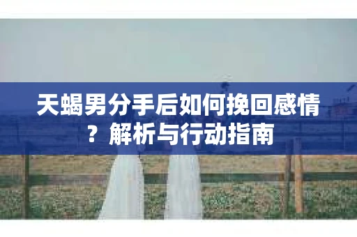 天蝎男分手后如何挽回感情？解析与行动指南