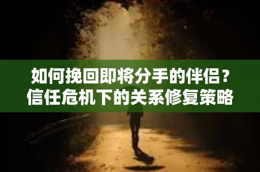 如何挽回即将分手的伴侣？信任危机下的关系修复策略