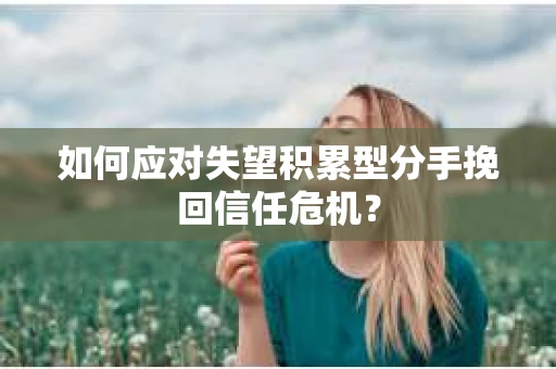 如何应对失望积累型分手挽回信任危机？